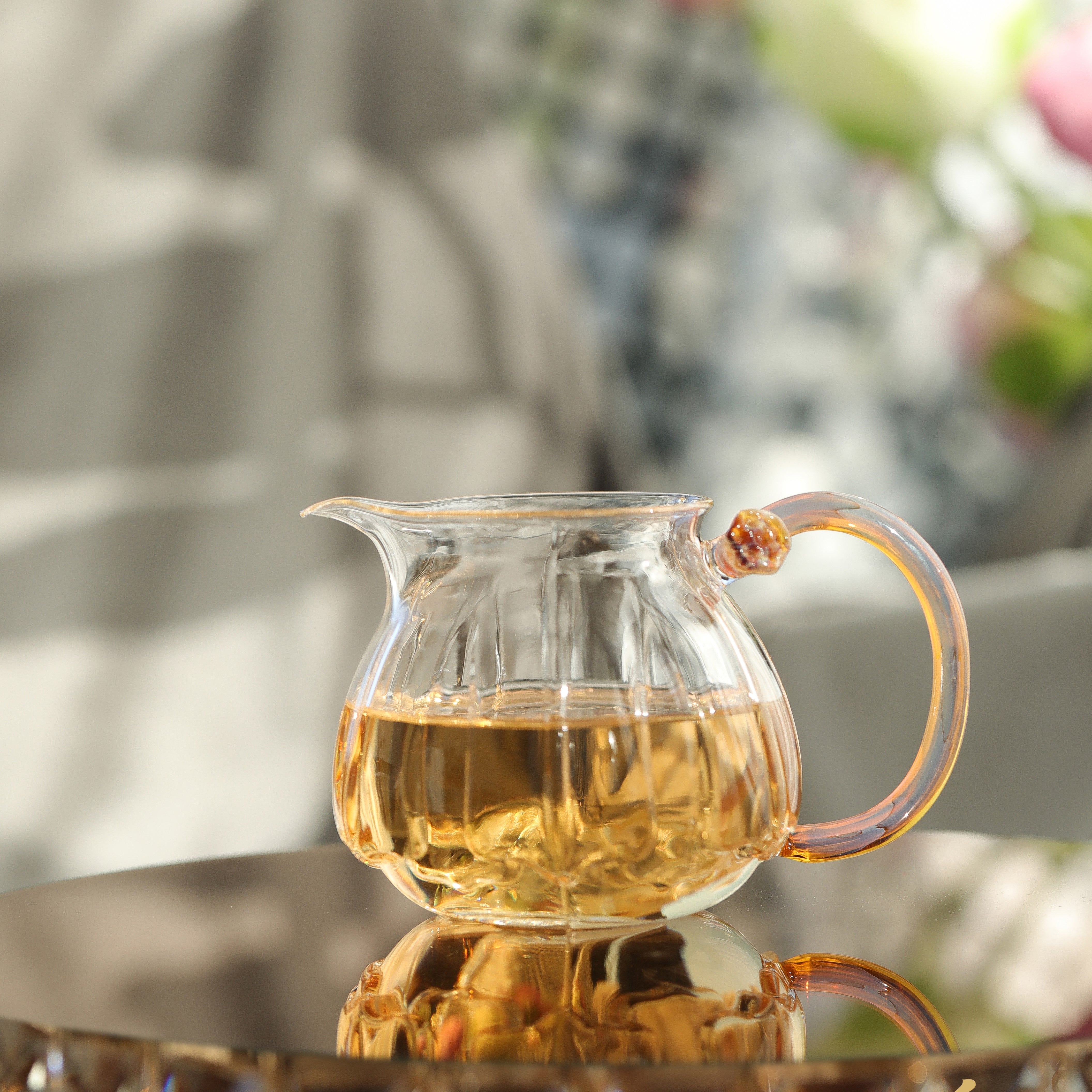 Tea Pitcher " LOTUS COLLECTION" pink
