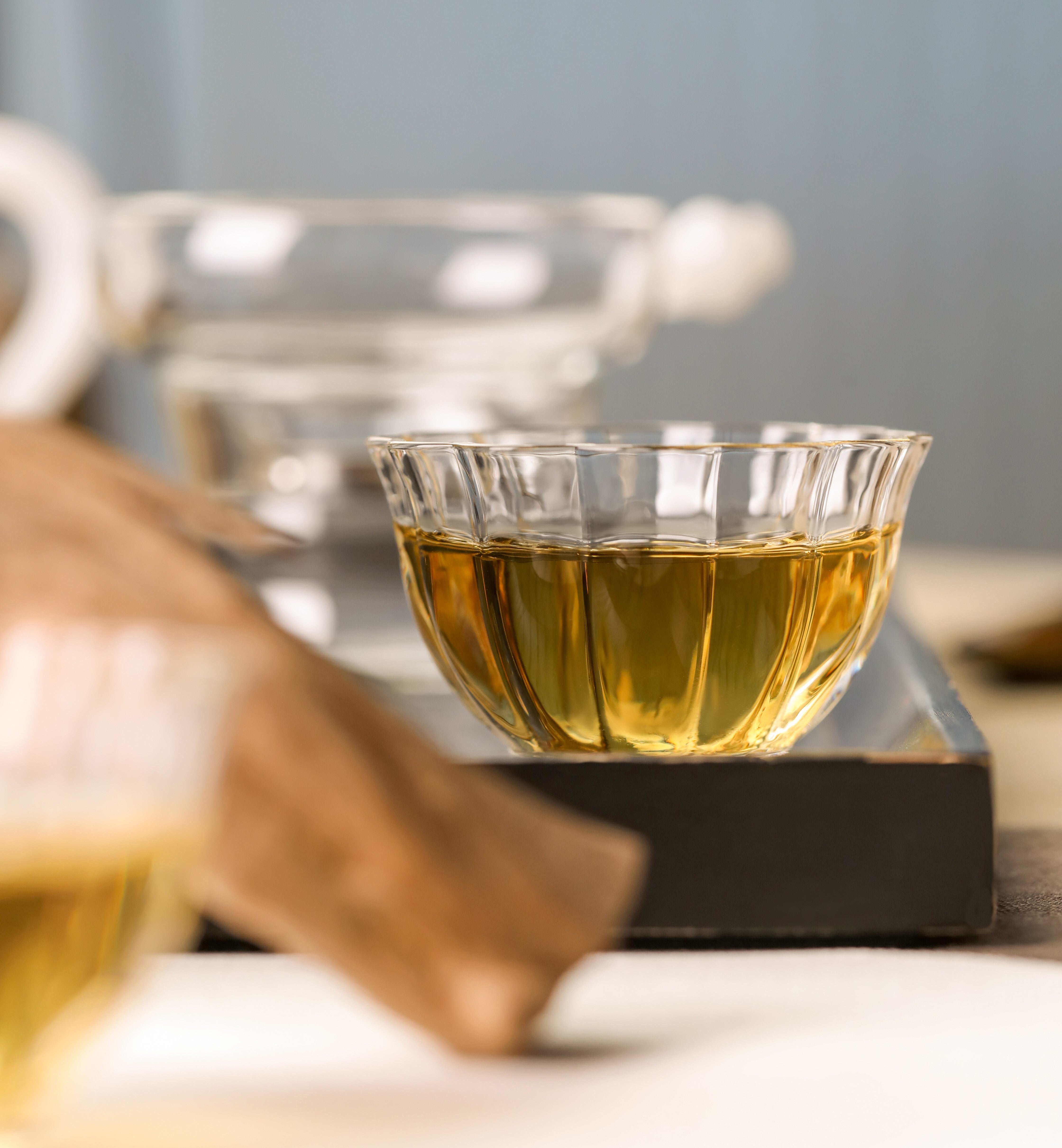 Glass Teacups (Pair)