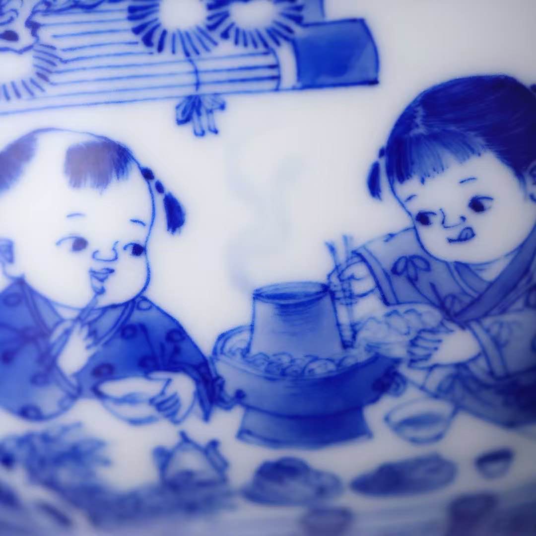 Jiu Duan Shao 九段妙手婴戏盖碗