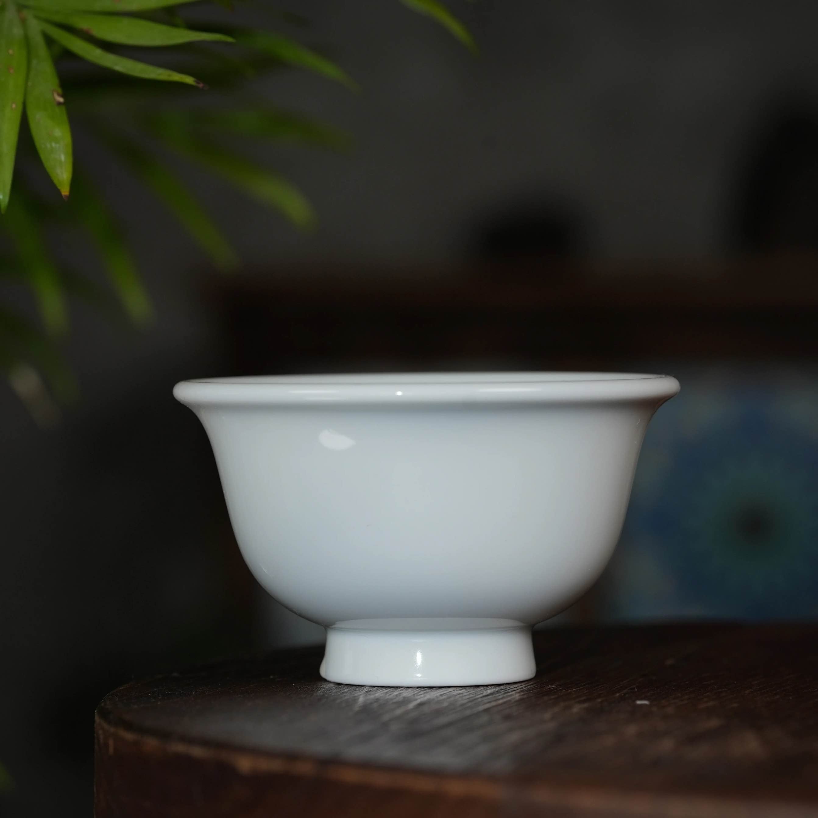 LiuJianFeng Kiln White Porcelain Tea Cup 刘建锋窑 白瓷压手杯