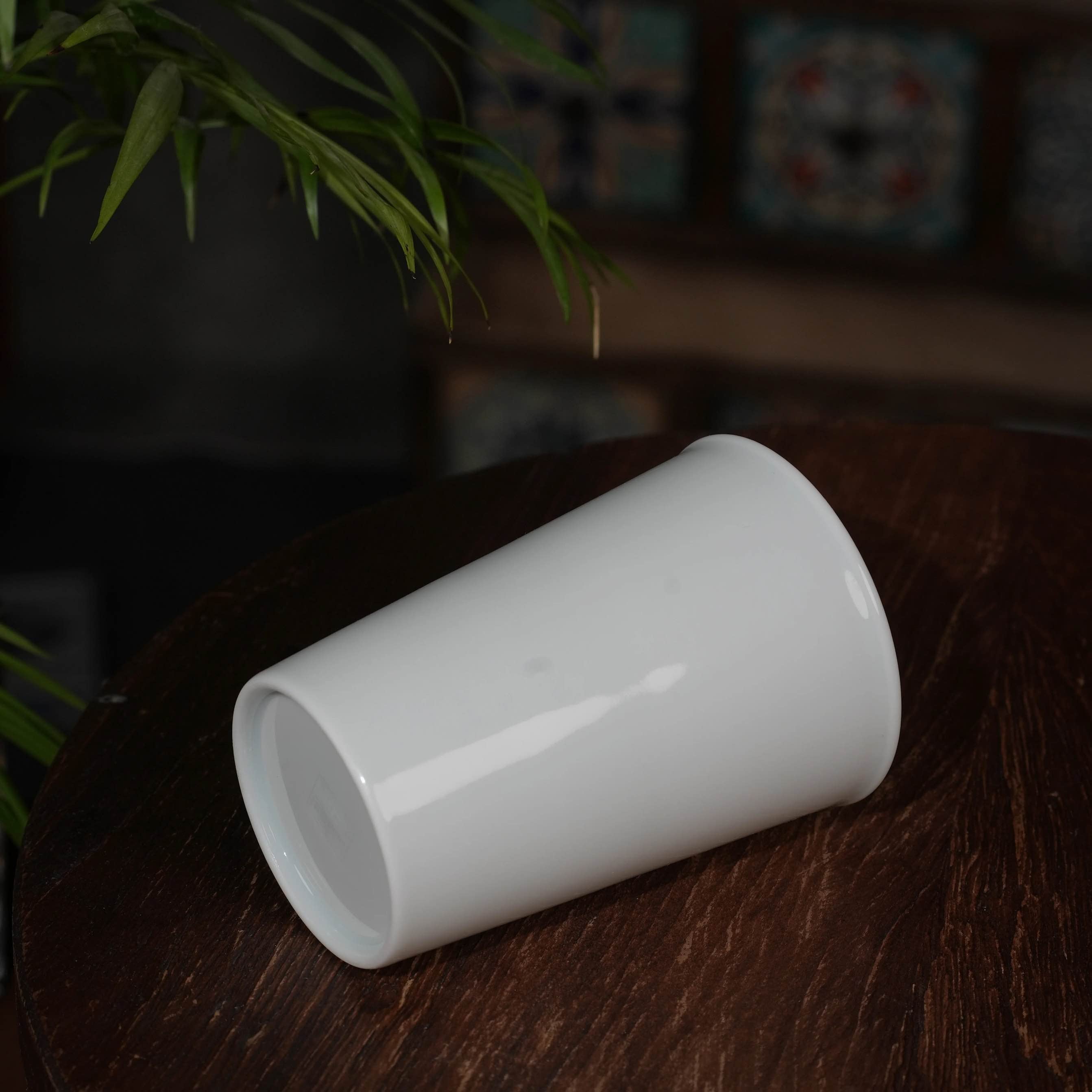 Liujianfeng Kiln White Porcelain Tumbler 刘建锋窑可乐杯