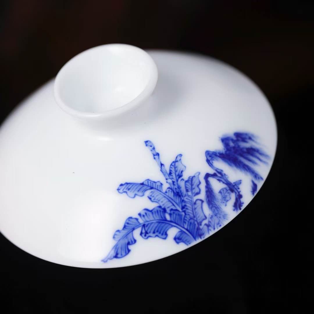 Jiu Duan Shao 九段妙手品茶图盖碗